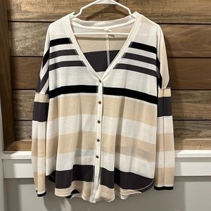 L/S tunic top, size S/M